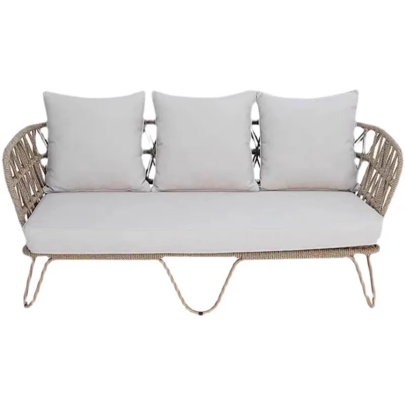 Outdoor rattan sofa, garden leisure table and chair combination
Outdoor rattan sofa, garden leisure table and chair combination
