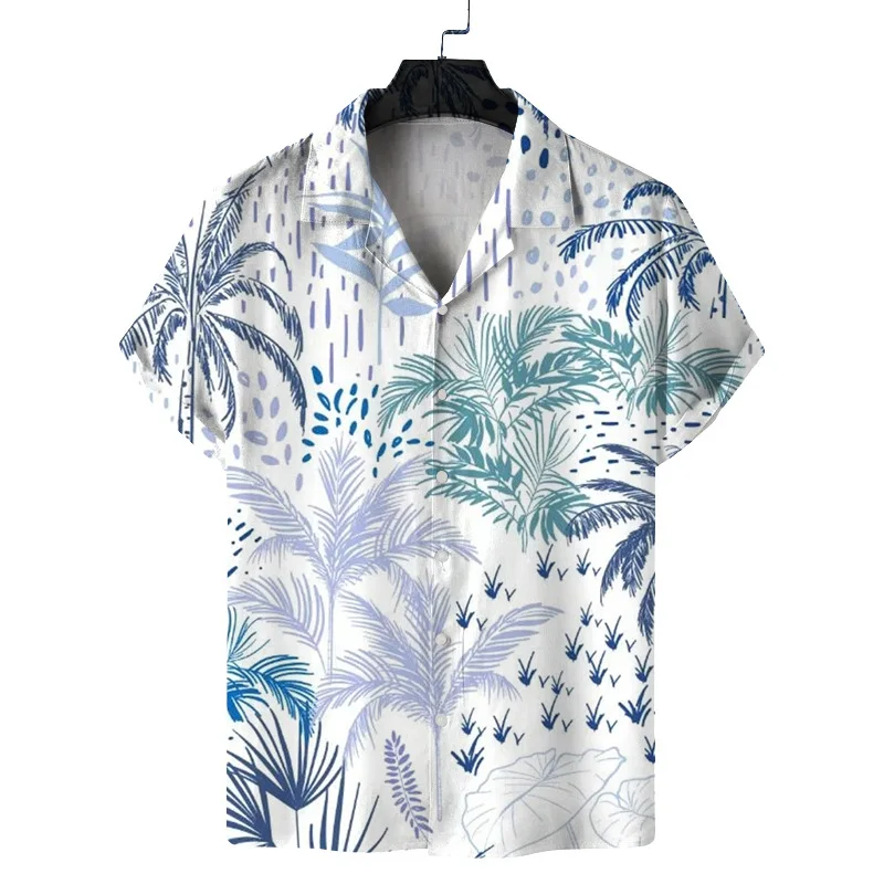 2025 summer men's casual coconut tree 3D printed short sleeved Cuban collar cardigan European and American Hawaiian floral shirt
2025 summer men's casual coconut tree 3D printed short sleeved Cuban collar cardigan European and American Hawaiian floral shirt