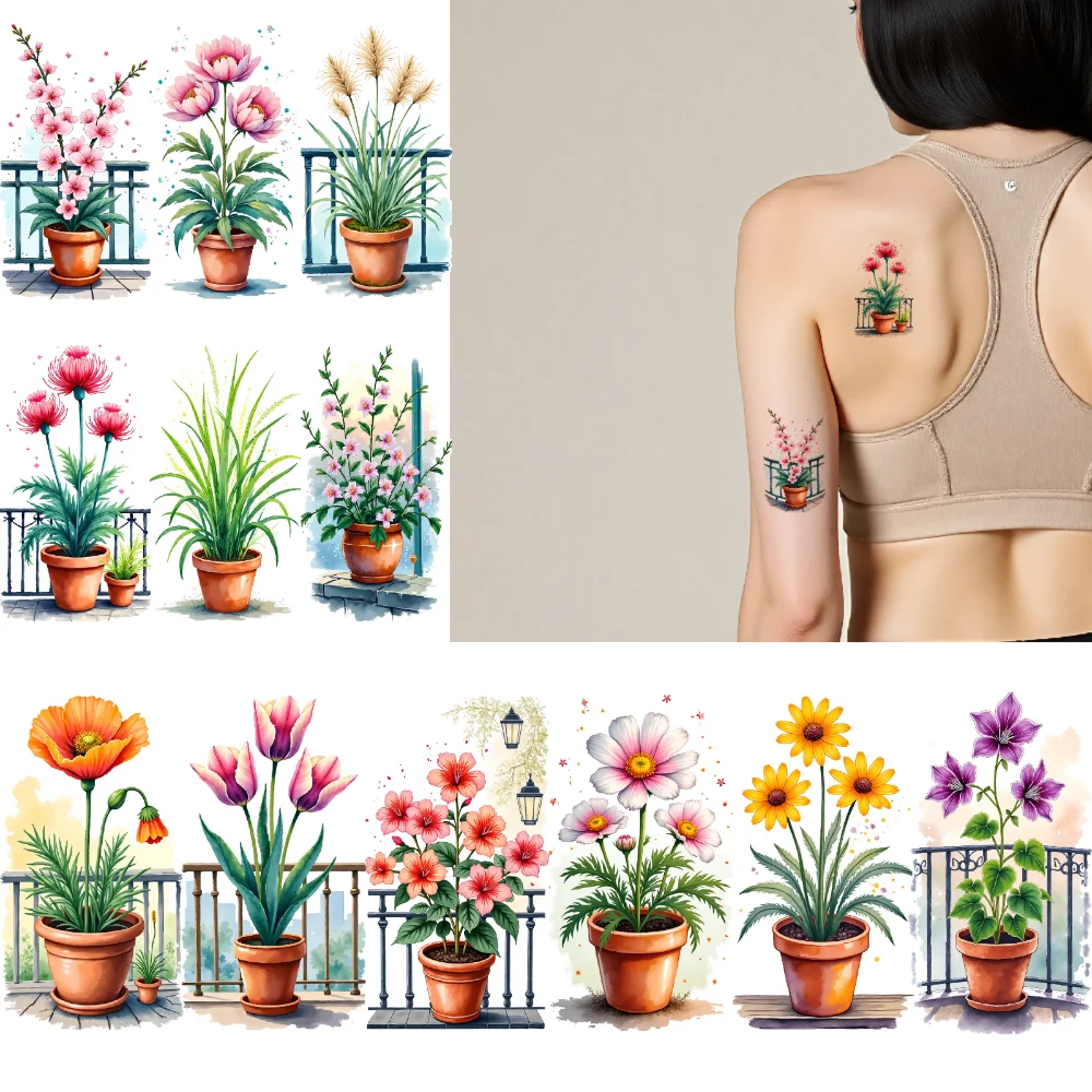 9 шт., временные татуировки, декоративные растения, акварельные цветы в горшках, временные татуировки, наклейки для детей, грудь, щеки
9 шт., временные татуировки, декоративные растения, акварельные цветы в горшках, временные татуировки, наклейки для детей, грудь, щеки