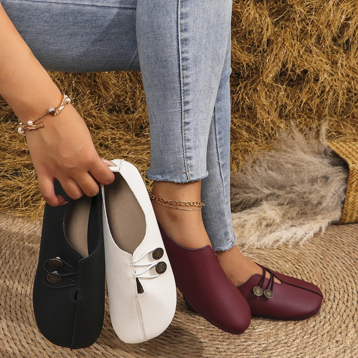 Women Casual Round Toe Flats Shoes Lightweight Shallow Boat Shoes Loafers Comfortable Ballet Outdoor Soft Bottom sneakers women
Women Casual Round Toe Flats Shoes Lightweight Shallow Boat Shoes Loafers Comfortable Ballet Outdoor Soft Bottom sneakers women