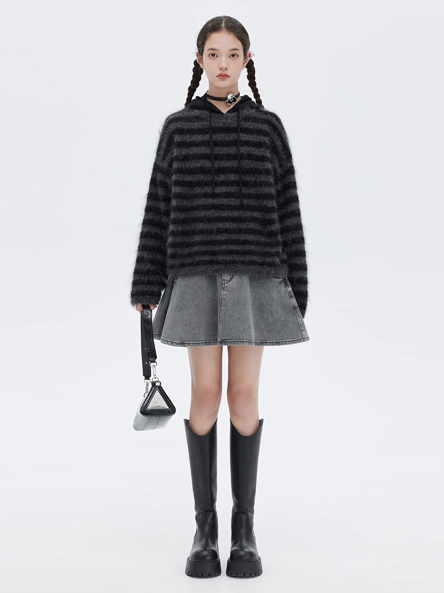 Women's Knitted Soft Plu Feeling Striped Sweater oulder Drop Loose Fit Autumn Winter Bla ey Striped Long Sve round...
Women's Knitted Soft Plu Feeling Striped Sweater oulder Drop Loose Fit Autumn Winter Bla ey Striped Long Sve round...