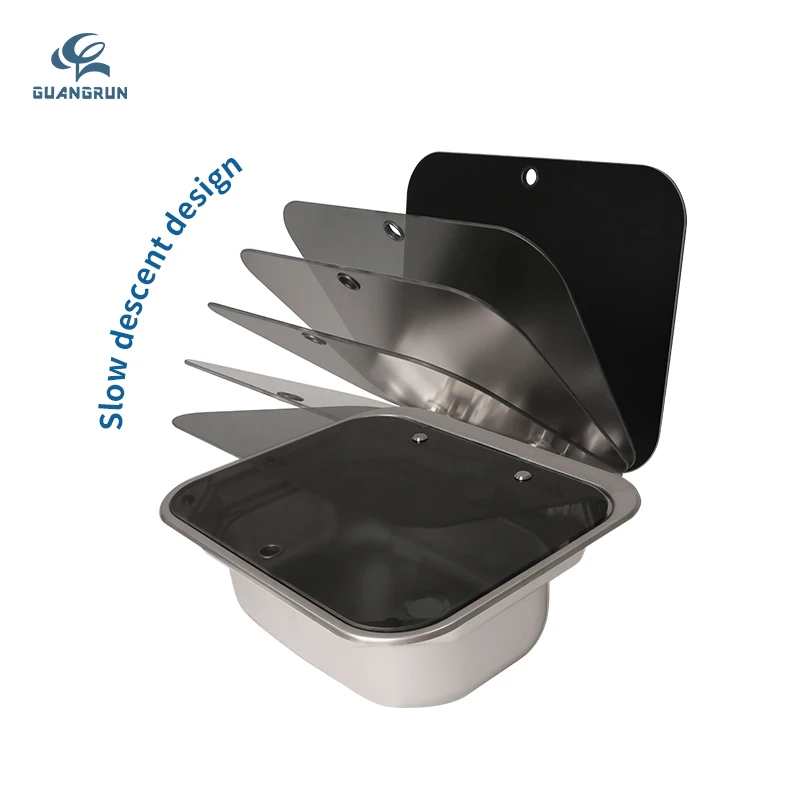 Camper 304 Stainless Steel Lightweight Portable RV Sink 4mm Tempered Glass Lid Foldable Faucet for Car Van Motorhome Yacht Use
Camper 304 Stainless Steel Lightweight Portable RV Sink 4mm Tempered Glass Lid Foldable Faucet for Car Van Motorhome Yacht Use