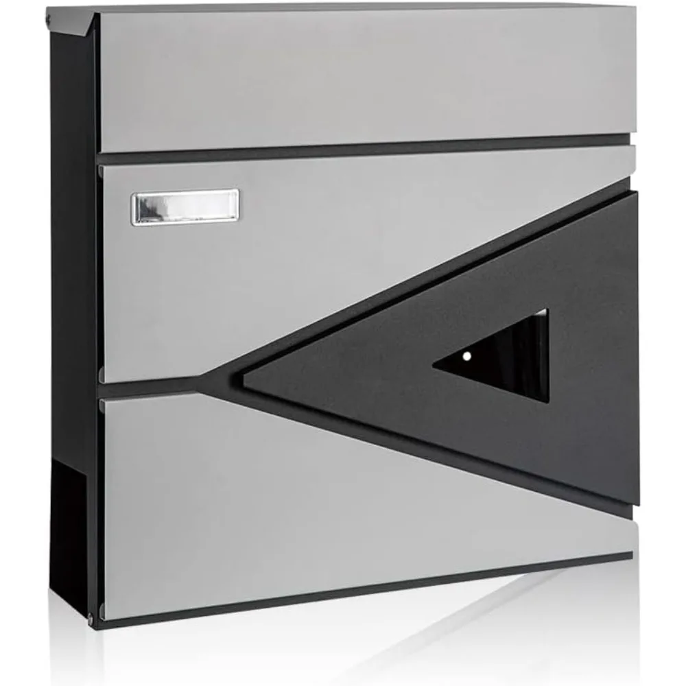 Большой настенный почтовый ящик с замком, устойчивый к ржавчине уличный почтовый ящик из оцинкованной стали, держатель для газет, черный 15,7x15,7x4,3 дюйма
Большой настенный почтовый ящик с замком, устойчивый к ржавчине уличный почтовый ящик из оцинкованной стали, держатель для газет, черный 15,7x15,7x4,3 дюйма