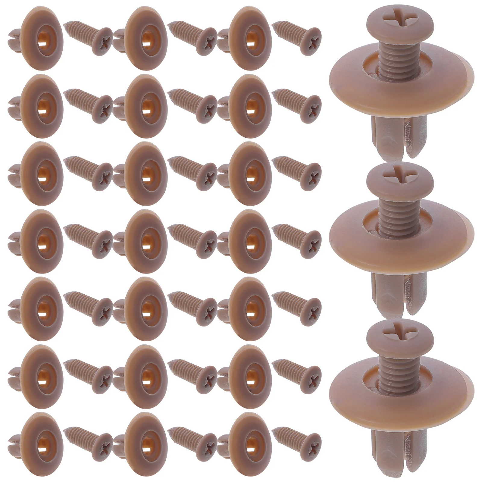 50pcs Bumper Trim Clamp Plastic Rivets for Car Fixation Accessories Strong Reliable Auto Repair Clips Pin Set
50pcs Bumper Trim Clamp Plastic Rivets for Car Fixation Accessories Strong Reliable Auto Repair Clips Pin Set