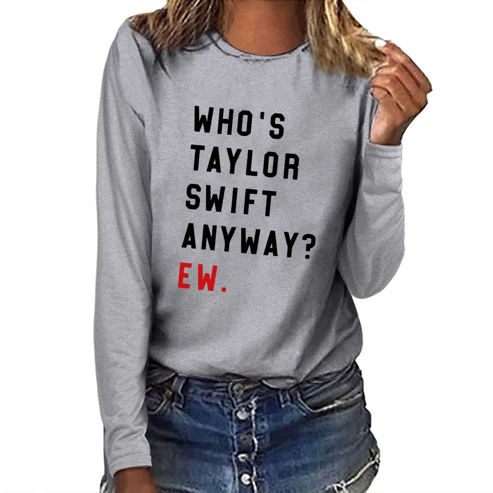 Seeyoushy, AYLAR Seeyoushy, AYLAR SWIFT в любом случае EW. Женская футболка с длинным рукавом, круглым вырезом
Seeyoushy, AYLAR Seeyoushy, AYLAR SWIFT в любом случае EW. Женская футболка с длинным рукавом, круглым вырезом