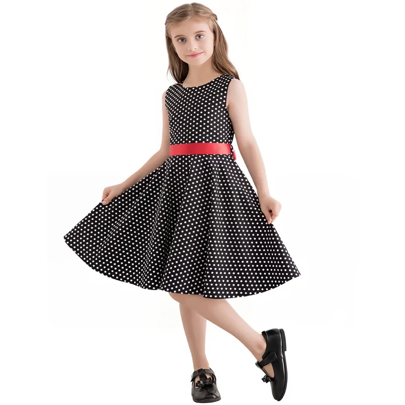 Vintage Kids Polka Dot Swing Dress 1950s Flower Floral Cotton Midi Summer Dress for Baby Girl
Vintage Kids Polka Dot Swing Dress 1950s Flower Floral Cotton Midi Summer Dress for Baby Girl