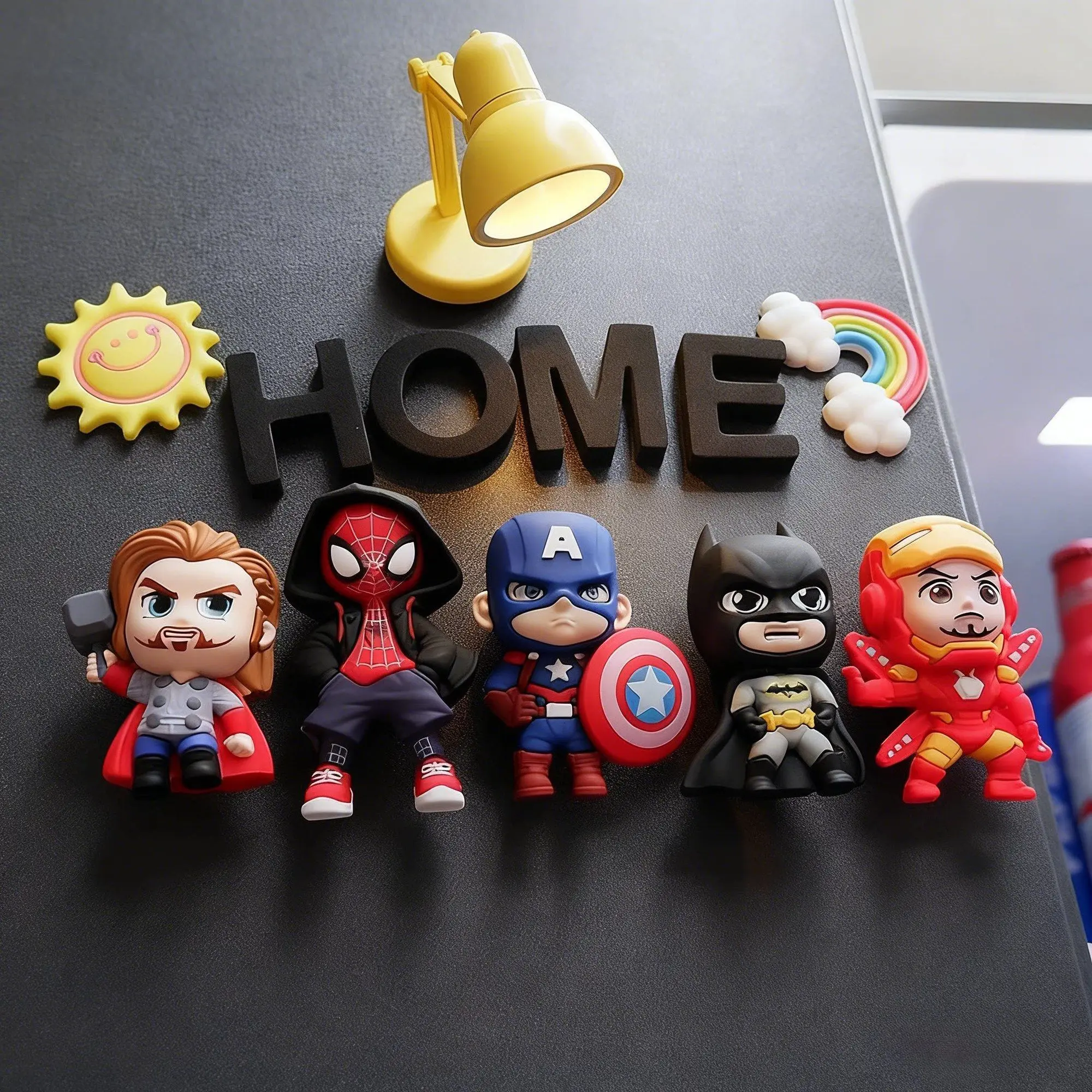 Spider Man Avengers New 3D Magnetic Sticker Cartoon Anime Cute Creative Decoration Captain America 3D Refrigerator Sticker
Spider Man Avengers New 3D Magnetic Sticker Cartoon Anime Cute Creative Decoration Captain America 3D Refrigerator Sticker