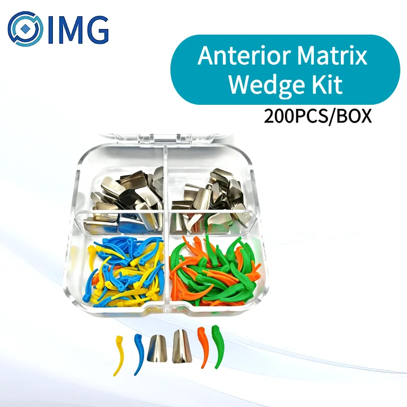 200Pcs/box Dental Anterior Teeth Matrix Bands Kit Anterior Wedges Dental Matrix System Autoclavable
200Pcs/box Dental Anterior Teeth Matrix Bands Kit Anterior Wedges Dental Matrix System Autoclavable