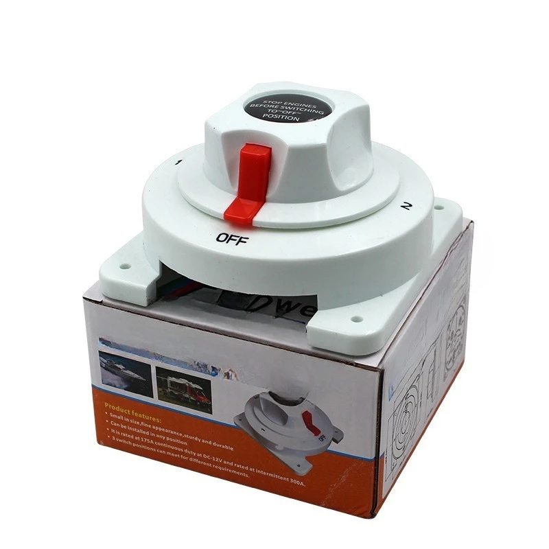 4-Speed Selector Switch Dual Marine RV Yacht DC Power Distribution Switch
4-Speed Selector Switch Dual Marine RV Yacht DC Power Distribution Switch