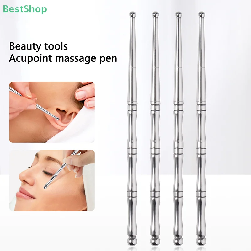 1pcs Double Head Acupuncture Pen Facial Reflexology Tools Stainless Steel Trigger Point Massager Tool Deep Tissue Massage Tool
1pcs Double Head Acupuncture Pen Facial Reflexology Tools Stainless Steel Trigger Point Massager Tool Deep Tissue Massage Tool