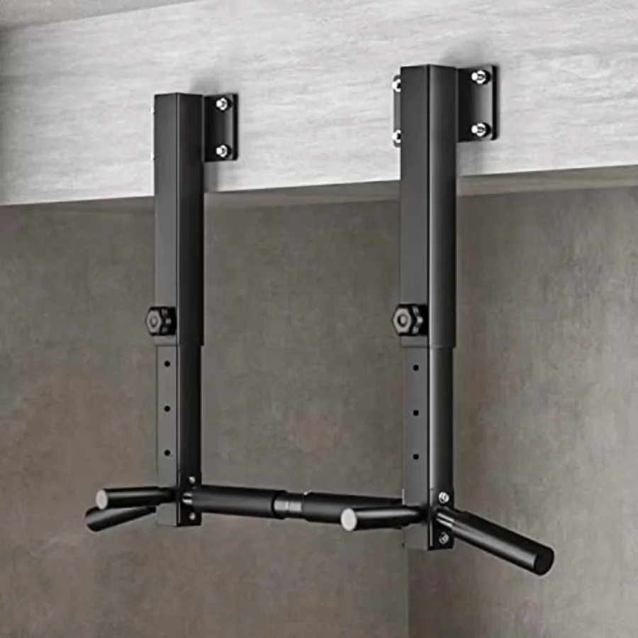 Wall Mount Pull Up Bar for Home Gym, Steel, Black, Heavy-Duty Joist Beam Rafter Mount with Punching Bag Hanger
Wall Mount Pull Up Bar for Home Gym, Steel, Black, Heavy-Duty Joist Beam Rafter Mount with Punching Bag Hanger
