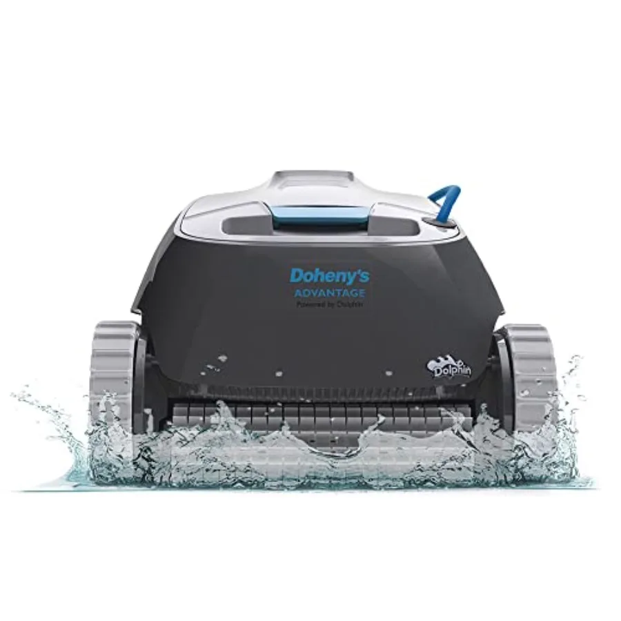 Automatic Robotic Pool Vacuum Cleaner Wall Climbing Active Scrubber Brush for In-Ground Pools up to 33 FT Length Gray
Automatic Robotic Pool Vacuum Cleaner Wall Climbing Active Scrubber Brush for In-Ground Pools up to 33 FT Length Gray
