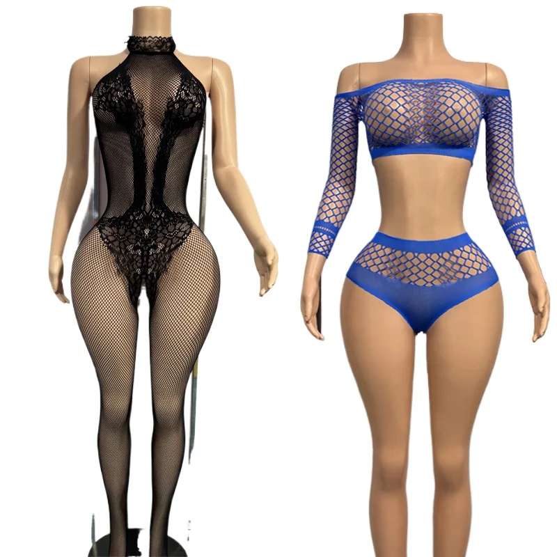 Bright Yellow Sexy Crotchless Jumpsuits for Women Summer Outfit Fishnet Hollow Bodystocking Mesh Perspective Bodysuit One Pieces
Bright Yellow Sexy Crotchless Jumpsuits for Women Summer Outfit Fishnet Hollow Bodystocking Mesh Perspective Bodysuit One Pieces