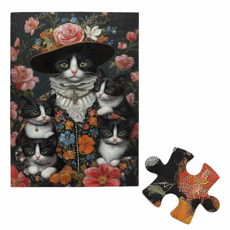 500 шт. пазл для взрослых - кошка в винтажном платье, котята, цветочная роспись в стиле барокко, пазл, лучший подарок на день рождения
500 шт. пазл для взрослых - кошка в винтажном платье, котята, цветочная роспись в стиле барокко, пазл, лучший подарок на день рождения