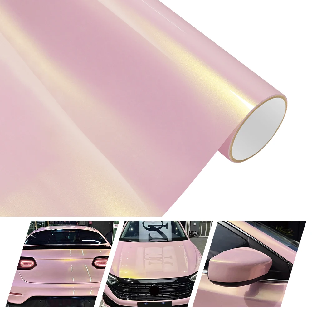 Car Vinyl Film PET Glazed Gold Pink Auto Decals Sticker With Air Release Technology Motorcycle Car Body DIY Decoration Film
Car Vinyl Film PET Glazed Gold Pink Auto Decals Sticker With Air Release Technology Motorcycle Car Body DIY Decoration Film
