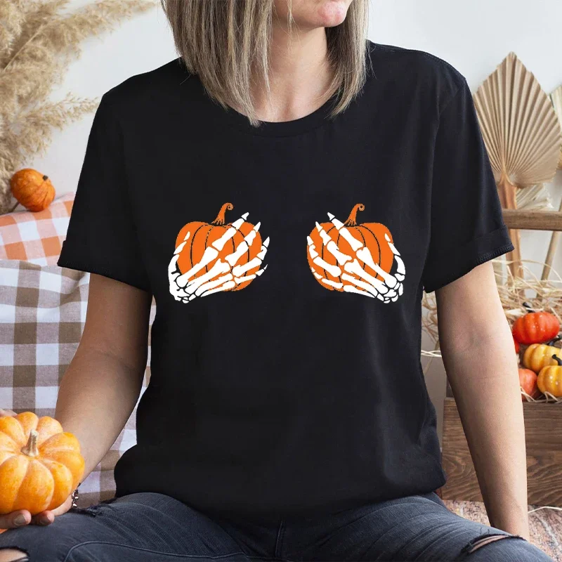 Funny Skeleton Pumpkin Designer Tee Shirt Women Clothes Halloween Party Harajuku Tshirt Girl Streetwear Short Sleeve Y2k Tops
Funny Skeleton Pumpkin Designer Tee Shirt Women Clothes Halloween Party Harajuku Tshirt Girl Streetwear Short Sleeve Y2k Tops