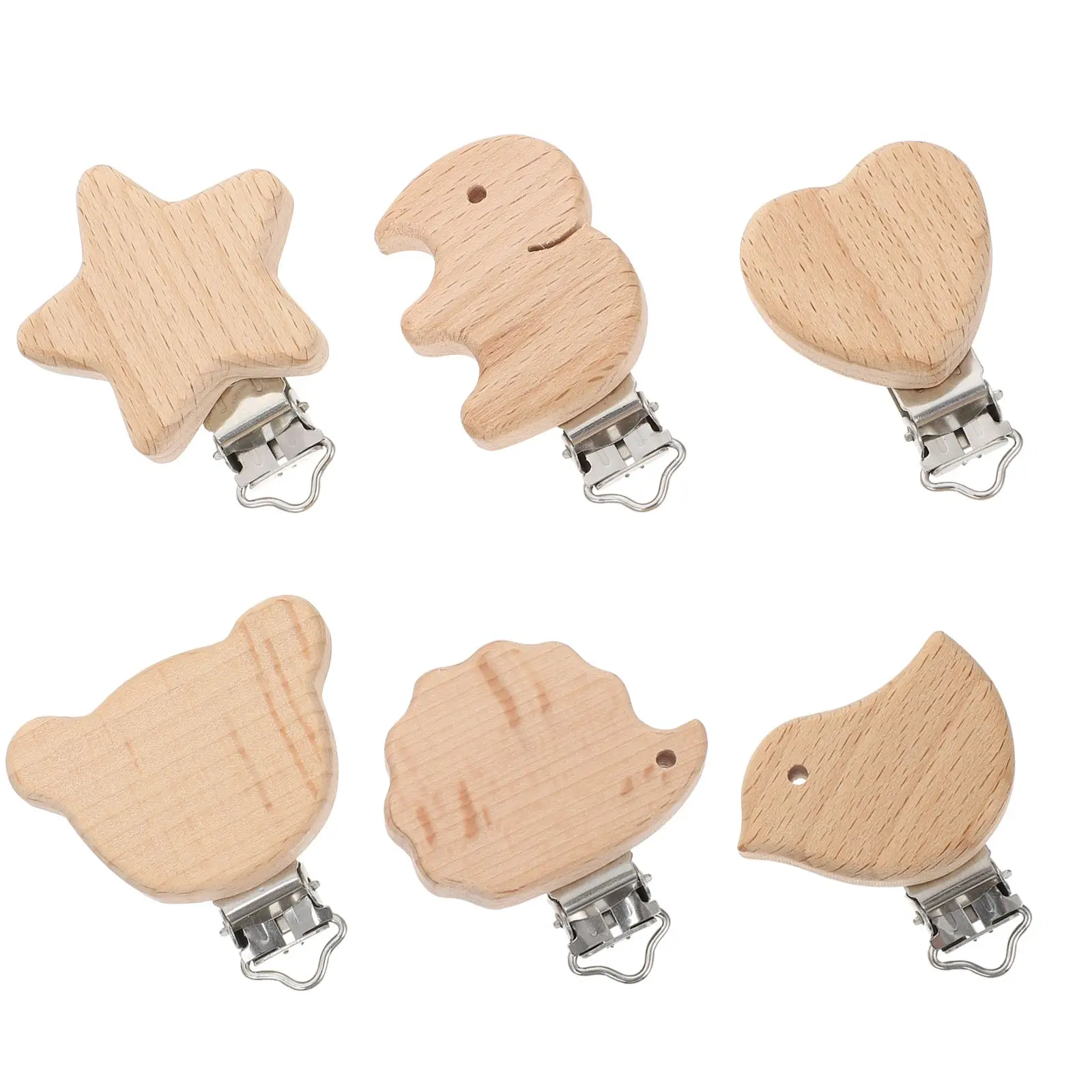 6 Pcs Baby Pacifier Chain Clip Cartoon Clips Beech Teether for Clothes Kids Items Infant
6 Pcs Baby Pacifier Chain Clip Cartoon Clips Beech Teether for Clothes Kids Items Infant