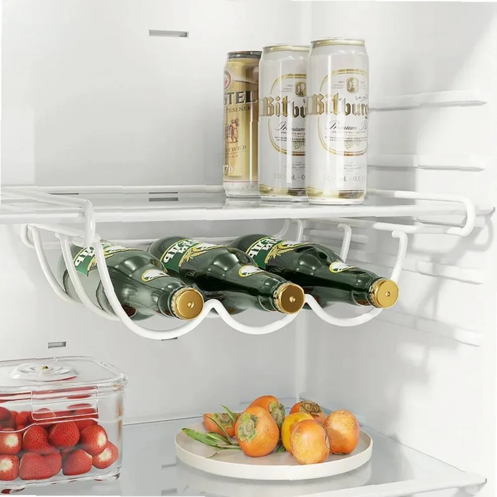 Beer Bottle Organizer Rack, Wine Display Shelf with Hooks for Refrigerator Storage, Creative Home Furnishing Accessories
Beer Bottle Organizer Rack, Wine Display Shelf with Hooks for Refrigerator Storage, Creative Home Furnishing Accessories