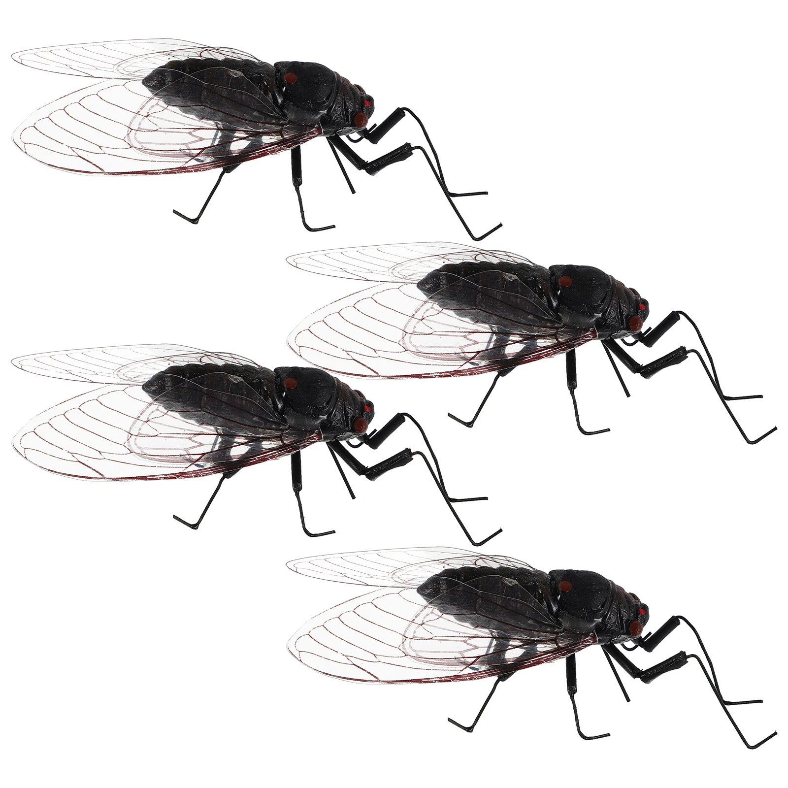 4 Pcs Simulated Cicada Decor Mini Plastic Ornaments Garden Decoration Cute Cicadafigure Black Desktop Landscape Dollhouse
4 Pcs Simulated Cicada Decor Mini Plastic Ornaments Garden Decoration Cute Cicadafigure Black Desktop Landscape Dollhouse