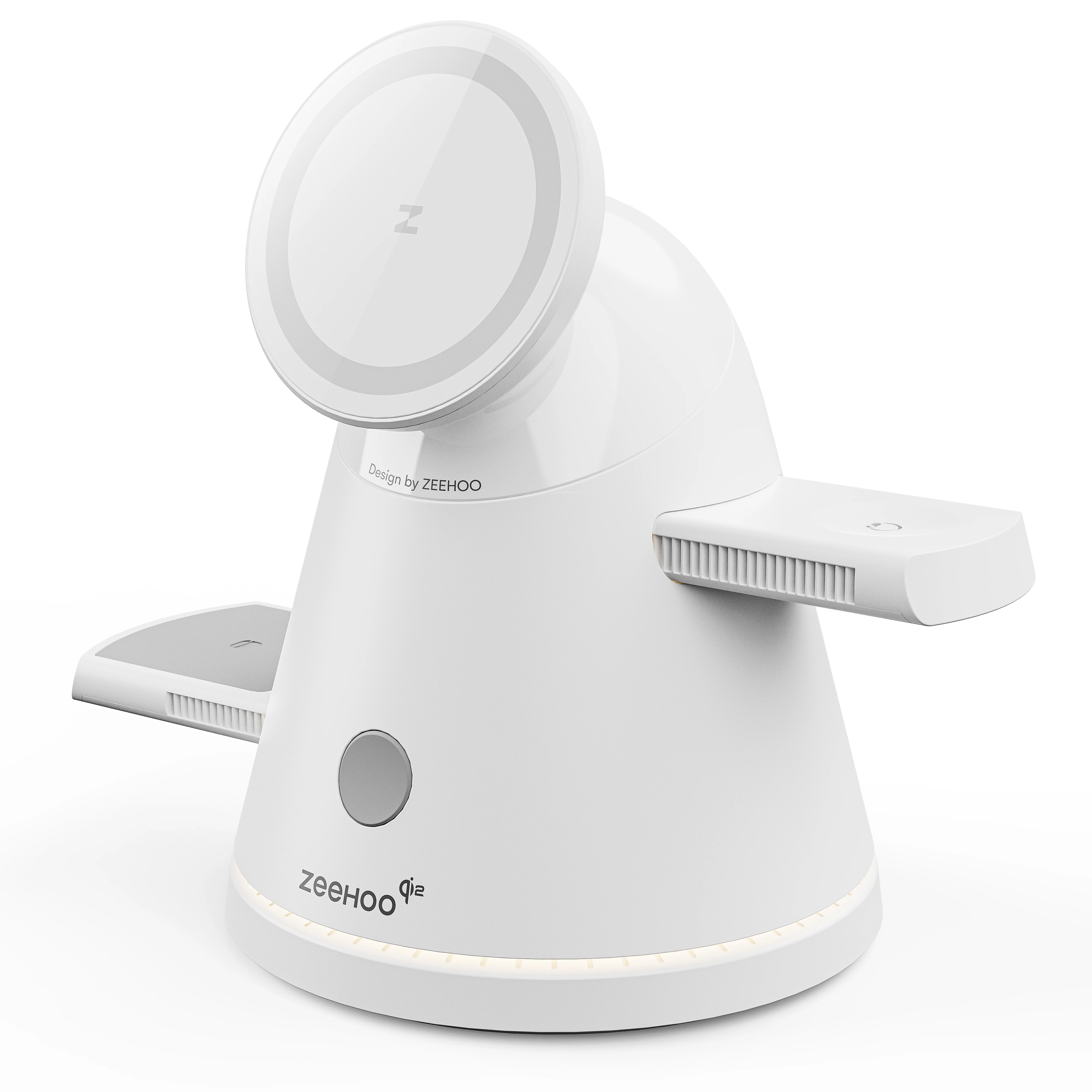 Зарядное устройство ZEEHOO 4-в-1 MagSafe с функцией мягкого ночного освещения для быстрой беспроводной зарядки iPhone 16/15/14/13/12, AirPods и Ap
Зарядное устройство ZEEHOO 4-в-1 MagSafe с функцией мягкого ночного освещения для быстрой беспроводной зарядки iPhone 16/15/14/13/12, AirPods и Ap