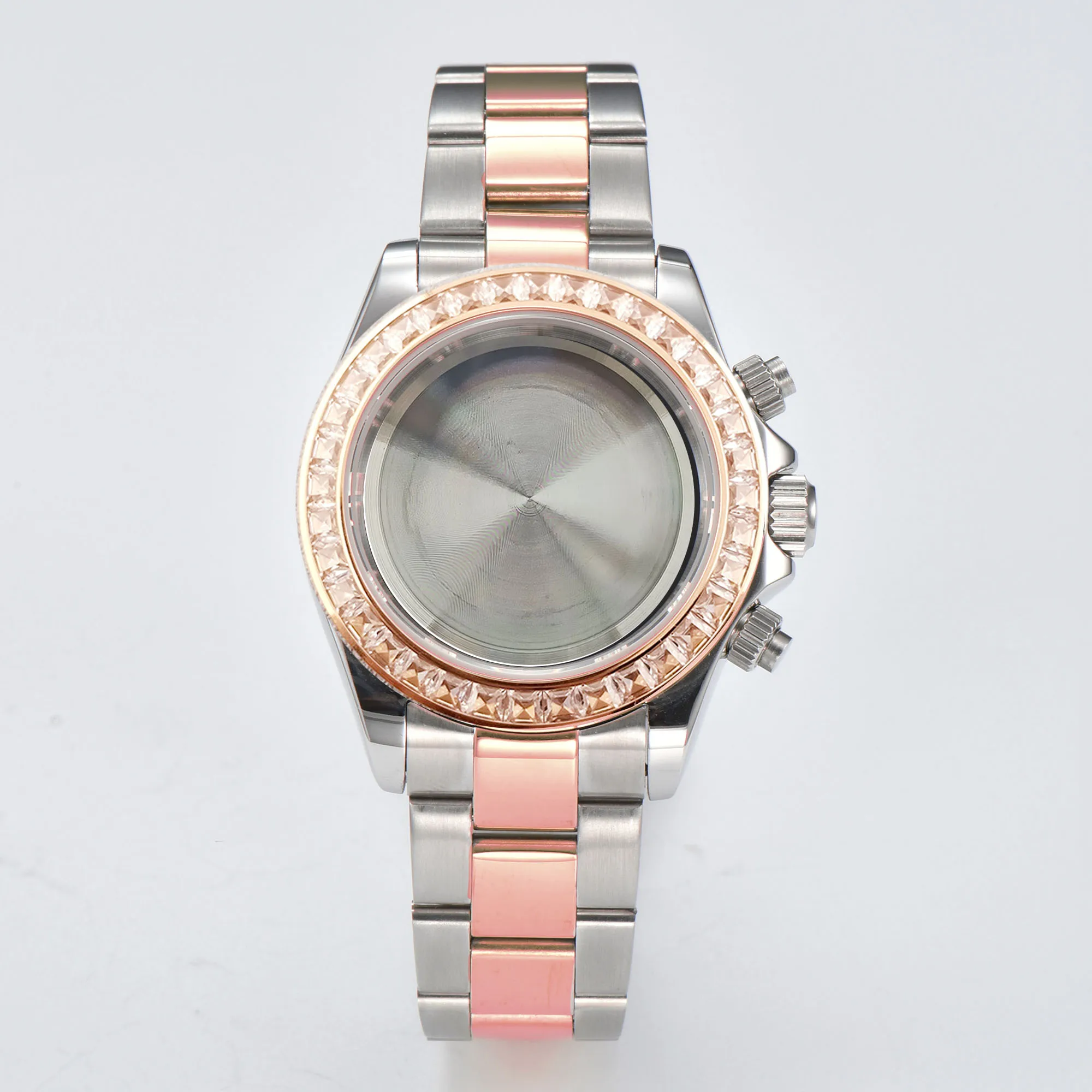 40mm Rainbow Diamond Case Suitable for VK61 VK63 VK64 Quartz Movement 316L Stainless Steel Sapphire Glass 5bar Waterproof case
40mm Rainbow Diamond Case Suitable for VK61 VK63 VK64 Quartz Movement 316L Stainless Steel Sapphire Glass 5bar Waterproof case
