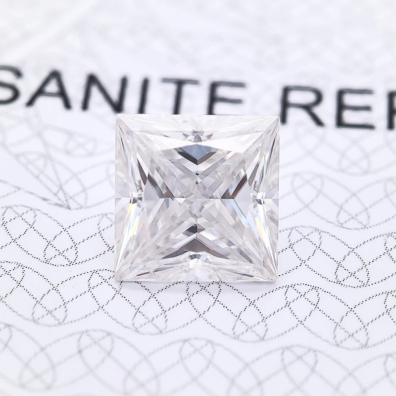Highest Grade Moissanite Stone Super White Princess Cut D Color VVS1 Quality Charms Jewelry Making Materials with Certificate
Highest Grade Moissanite Stone Super White Princess Cut D Color VVS1 Quality Charms Jewelry Making Materials with Certificate
