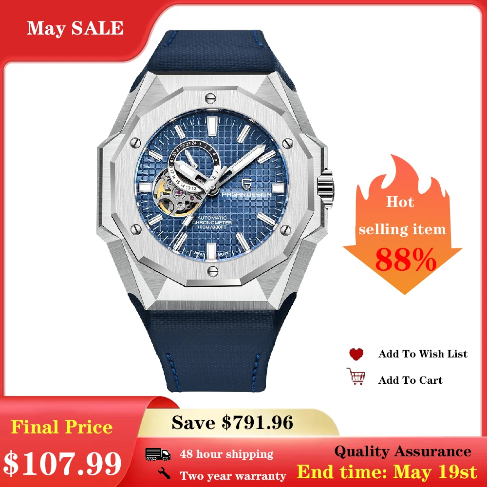 2025 New PAGANI DESIGN Automatic Men Machinery Watches Top Luxury Wristwatches NH39A 100M Waterproof Sapphire Clock reloj hombre
2025 New PAGANI DESIGN Automatic Men Machinery Watches Top Luxury Wristwatches NH39A 100M Waterproof Sapphire Clock reloj hombre