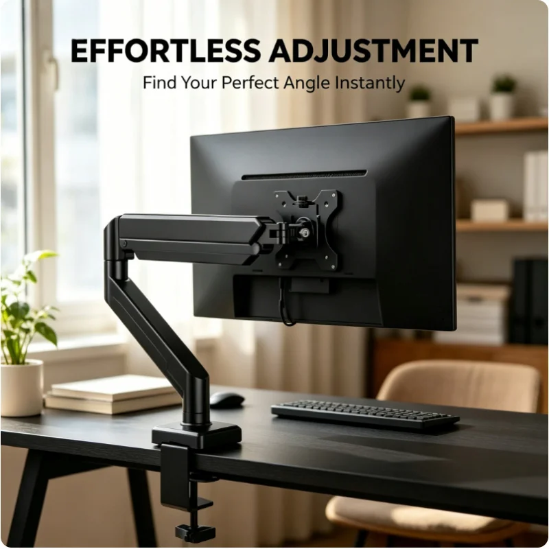 14-32 Inch Single Monitor Mount Height Adjustable Monitor Arm C-Clamp Grommet Base Desk Stand for Home Office
14-32 Inch Single Monitor Mount Height Adjustable Monitor Arm C-Clamp Grommet Base Desk Stand for Home Office
