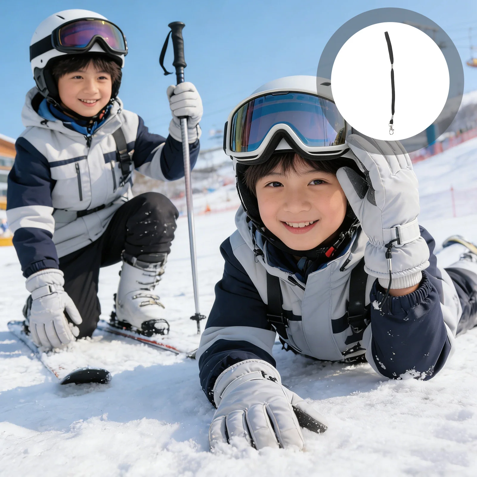 6pcs Kids Ski Glove Straps 20Cm Adjustable Elastic Wrist Leashes Anti-Lost Mitten Clips For Children Snowboard Winter Sports
6pcs Kids Ski Glove Straps 20Cm Adjustable Elastic Wrist Leashes Anti-Lost Mitten Clips For Children Snowboard Winter Sports