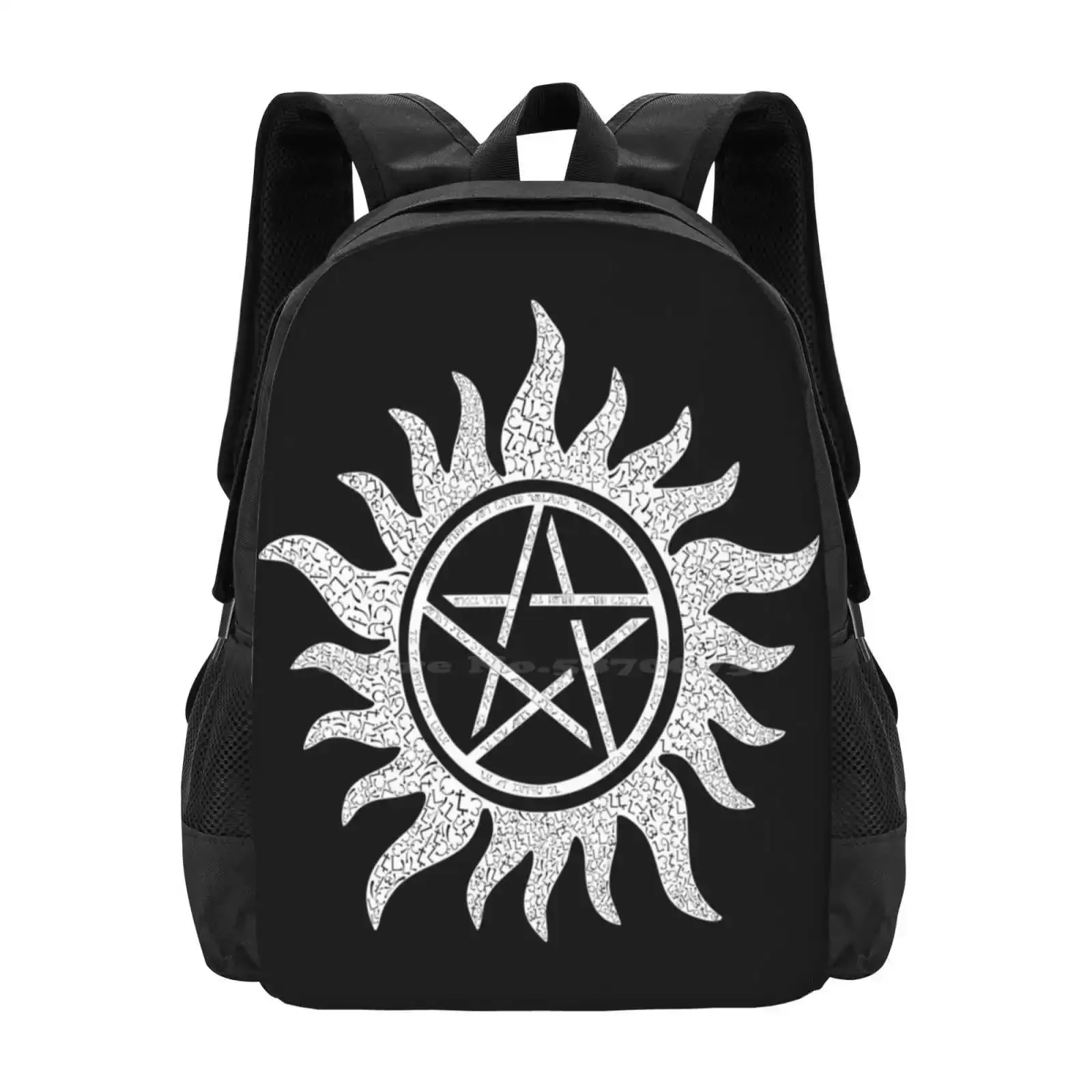 It'S Funnier In Enochian - White Hot Sale Schoolbag Backpack Fashion Bags Supernatural Spn Enochian Carry On My Wayward Son
It'S Funnier In Enochian - White Hot Sale Schoolbag Backpack Fashion Bags Supernatural Spn Enochian Carry On My Wayward Son