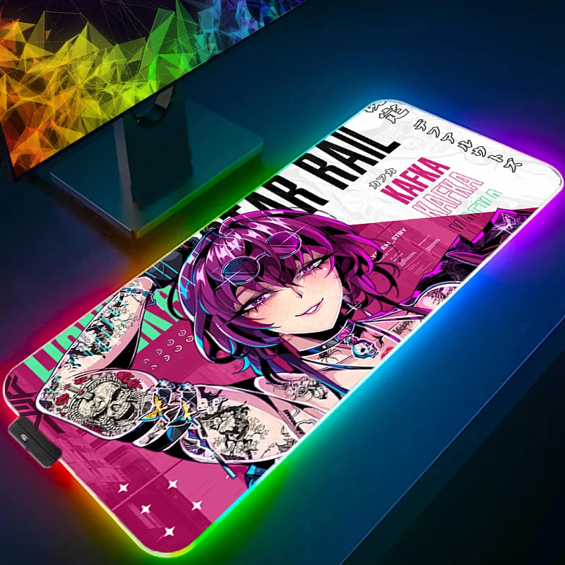 RGB Mouse pad Anime sexy girl Professional E-sports gamers speed pc Gaming Rubber keyboard notbook LED desk mat mousepad
RGB Mouse pad Anime sexy girl Professional E-sports gamers speed pc Gaming Rubber keyboard notbook LED desk mat mousepad