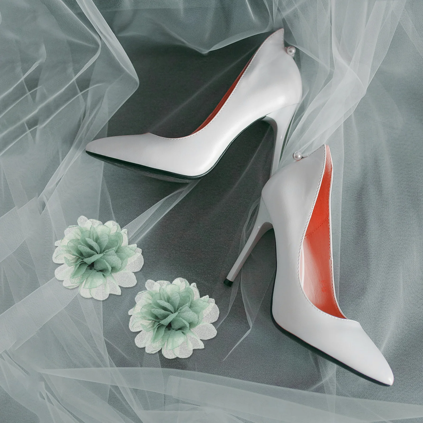 2 Pcs High Heels Shoe Flower Accessories Women Shoes Clips Solid Color Detachable Bridal Party Shoe Decorations
2 Pcs High Heels Shoe Flower Accessories Women Shoes Clips Solid Color Detachable Bridal Party Shoe Decorations