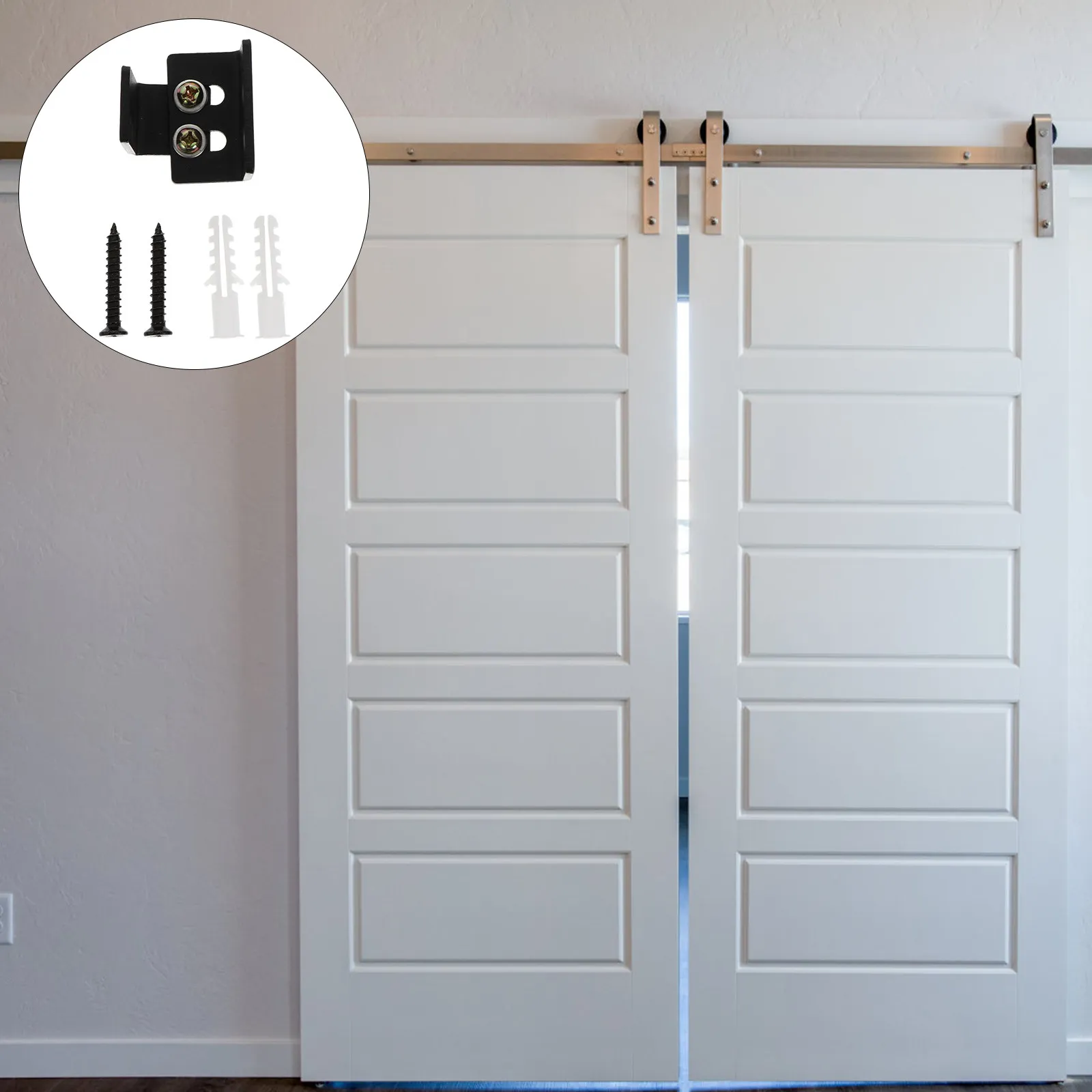 Комплект из 2 направляющих ограничителей для раздвижных дверей, тонкие, усиленные, для предотвращения распахивания, бесшумные, для дверей шкафов
Комплект из 2 направляющих ограничителей для раздвижных дверей, тонкие, усиленные, для предотвращения распахивания, бесшумные, для дверей шкафов