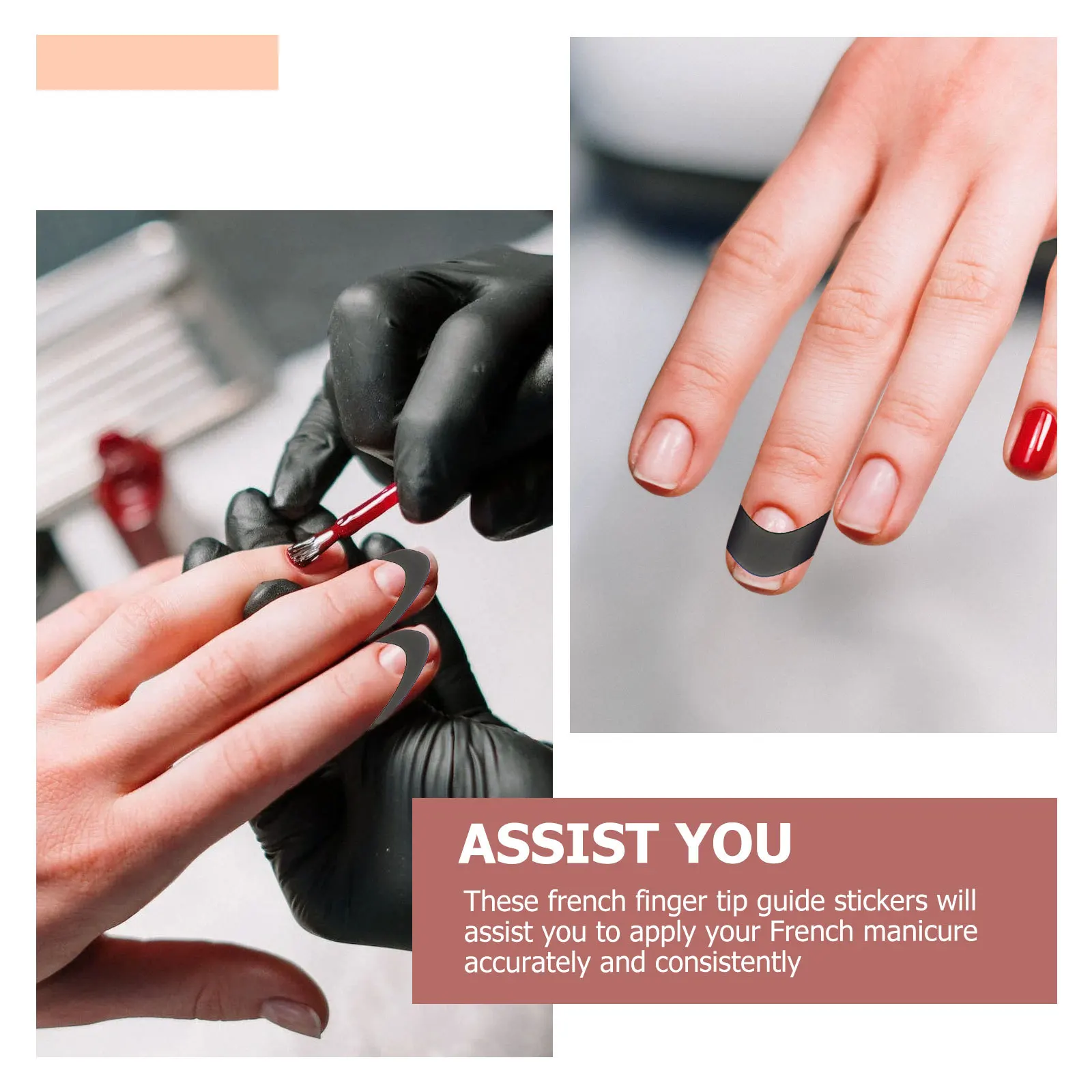 4 Sheets French Manicure Nail Tip Guides Self-Adhesive Strips for Accurate Nail Art Decoration French Manicure Strips
4 Sheets French Manicure Nail Tip Guides Self-Adhesive Strips for Accurate Nail Art Decoration French Manicure Strips
