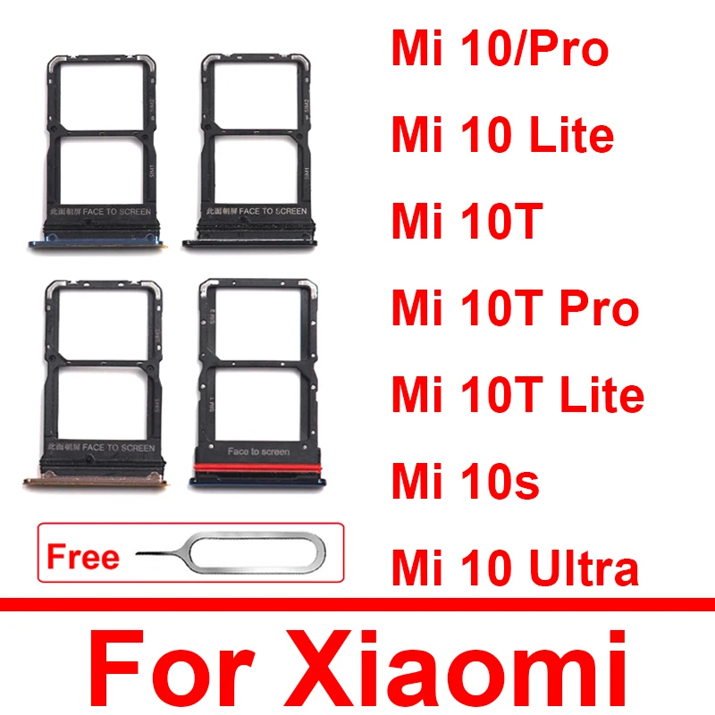 Sim Card Slot Tray Holder For Xiaomi Mi 10 10T Pro Lite Mi 10 Ultra Mi 10s SIM Tray Adapter Repalcement Parts With Eject Pin
Sim Card Slot Tray Holder For Xiaomi Mi 10 10T Pro Lite Mi 10 Ultra Mi 10s SIM Tray Adapter Repalcement Parts With Eject Pin