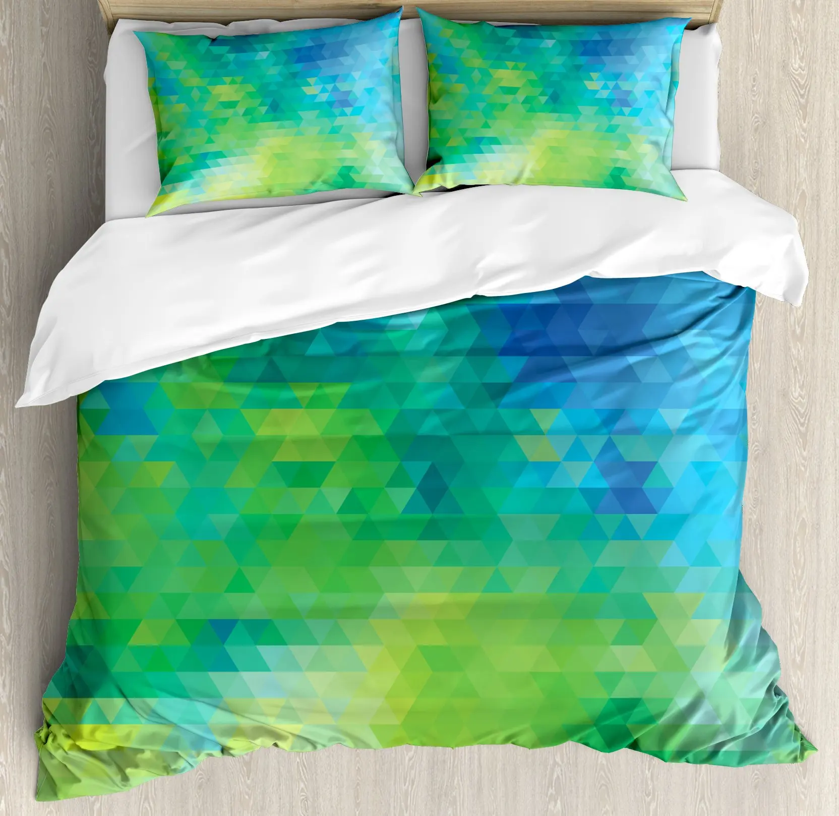 Triangles Duvet Cover for Teens Adults Lightweight Quilt Cover with 2 Pillowcase Colorful Abstract Geometric Pattern Bedding Set
Triangles Duvet Cover for Teens Adults Lightweight Quilt Cover with 2 Pillowcase Colorful Abstract Geometric Pattern Bedding Set
