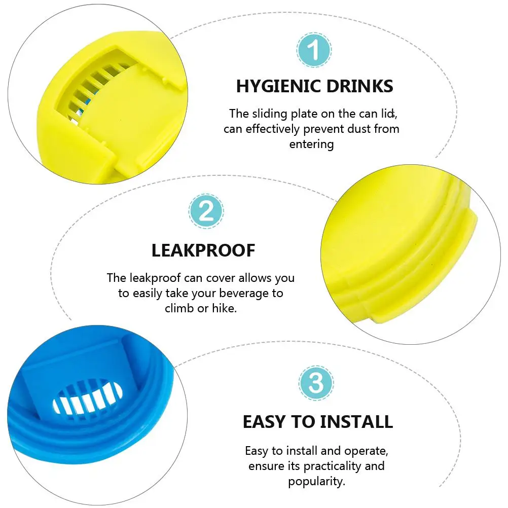 2 Pcs Can Lid Drinks Cover Ring- Beverages -in Kitchen Supplies Protective Press Type
2 Pcs Can Lid Drinks Cover Ring- Beverages -in Kitchen Supplies Protective Press Type