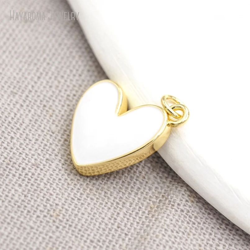 5Pcs Gift For Her Jewelry Copper Metal Pendant Hearts Heart Shape Point Gold Color Enamel Wholesale Charms
5Pcs Gift For Her Jewelry Copper Metal Pendant Hearts Heart Shape Point Gold Color Enamel Wholesale Charms