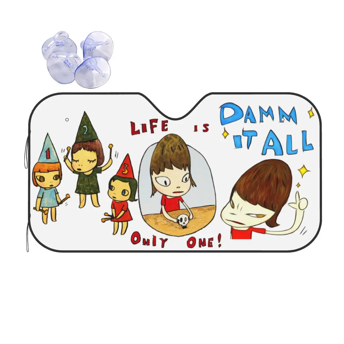 Yoshitomo Nara Damm It All универсальный солнцезащитный козырек для лобового стекла 76x140 см солнцезащитный козырек из алюминиевой фольги защита от льда защита от пыли
Yoshitomo Nara Damm It All универсальный солнцезащитный козырек для лобового стекла 76x140 см солнцезащитный козырек из алюминиевой фольги защита от льда защита от пыли
