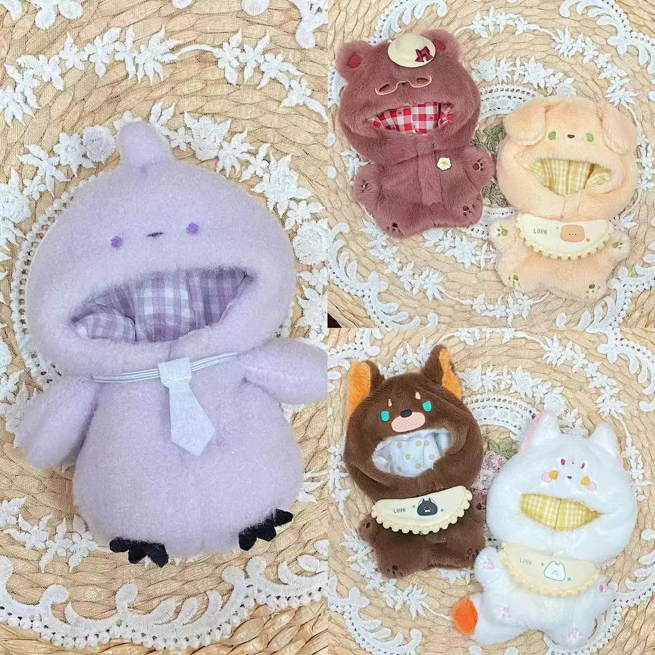 Anime Light and Night Osborn Jesse Sariel Evan Charlie Cosplay Cartoon Animal Jumpsuit Cotton Doll Plush Clothing Dress Up 10CM
Anime Light and Night Osborn Jesse Sariel Evan Charlie Cosplay Cartoon Animal Jumpsuit Cotton Doll Plush Clothing Dress Up 10CM