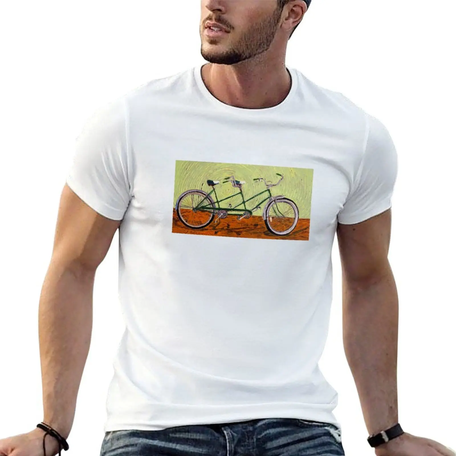 Green Tandem Bicycle T-Shirt man graphic t shirt t shirts for man graphic vintage t shirts cotton 100% T-shirt
Green Tandem Bicycle T-Shirt man graphic t shirt t shirts for man graphic vintage t shirts cotton 100% T-shirt