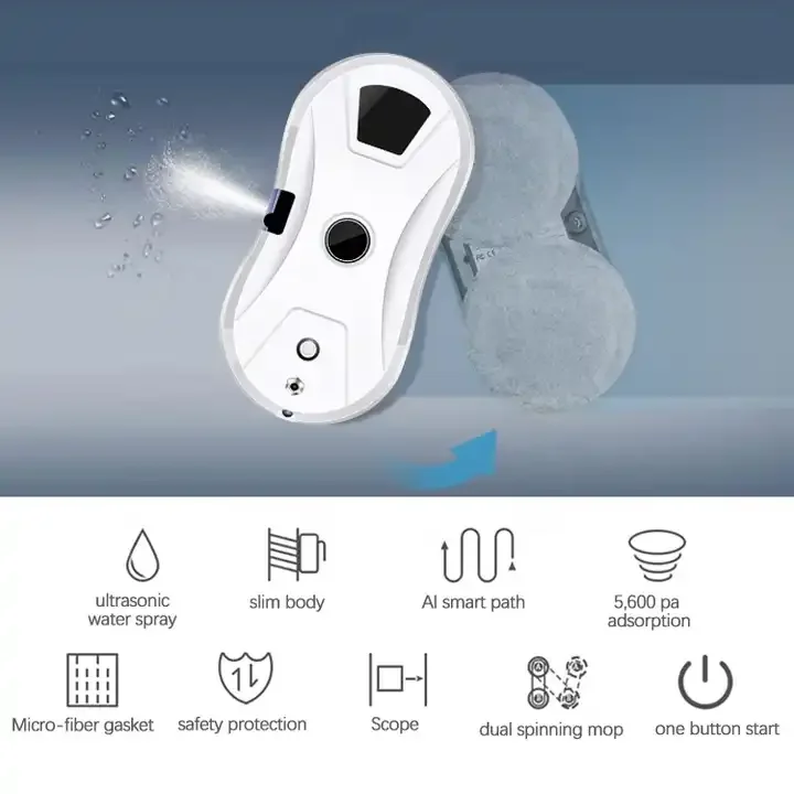With Water Spraying Outside Glass Cleaner Smart Industria Electric High Rise Smart Glass Window Cleaner Cleaning Robot Clean
With Water Spraying Outside Glass Cleaner Smart Industria Electric High Rise Smart Glass Window Cleaner Cleaning Robot Clean