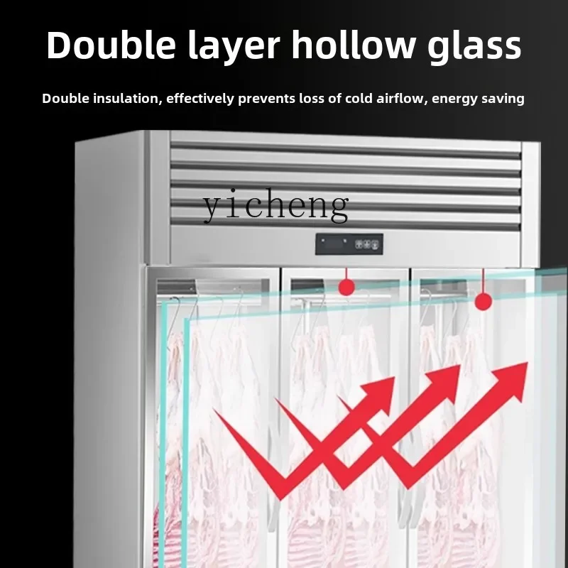 ZZ Pig, Beef and Lamb Meat Hanging Cabinet Commercial Vertical Fresh-keeping Cabinet Refrigerated 
ZZ Pig, Beef and Lamb Meat Hanging Cabinet Commercial Vertical Fresh-keeping Cabinet Refrigerated