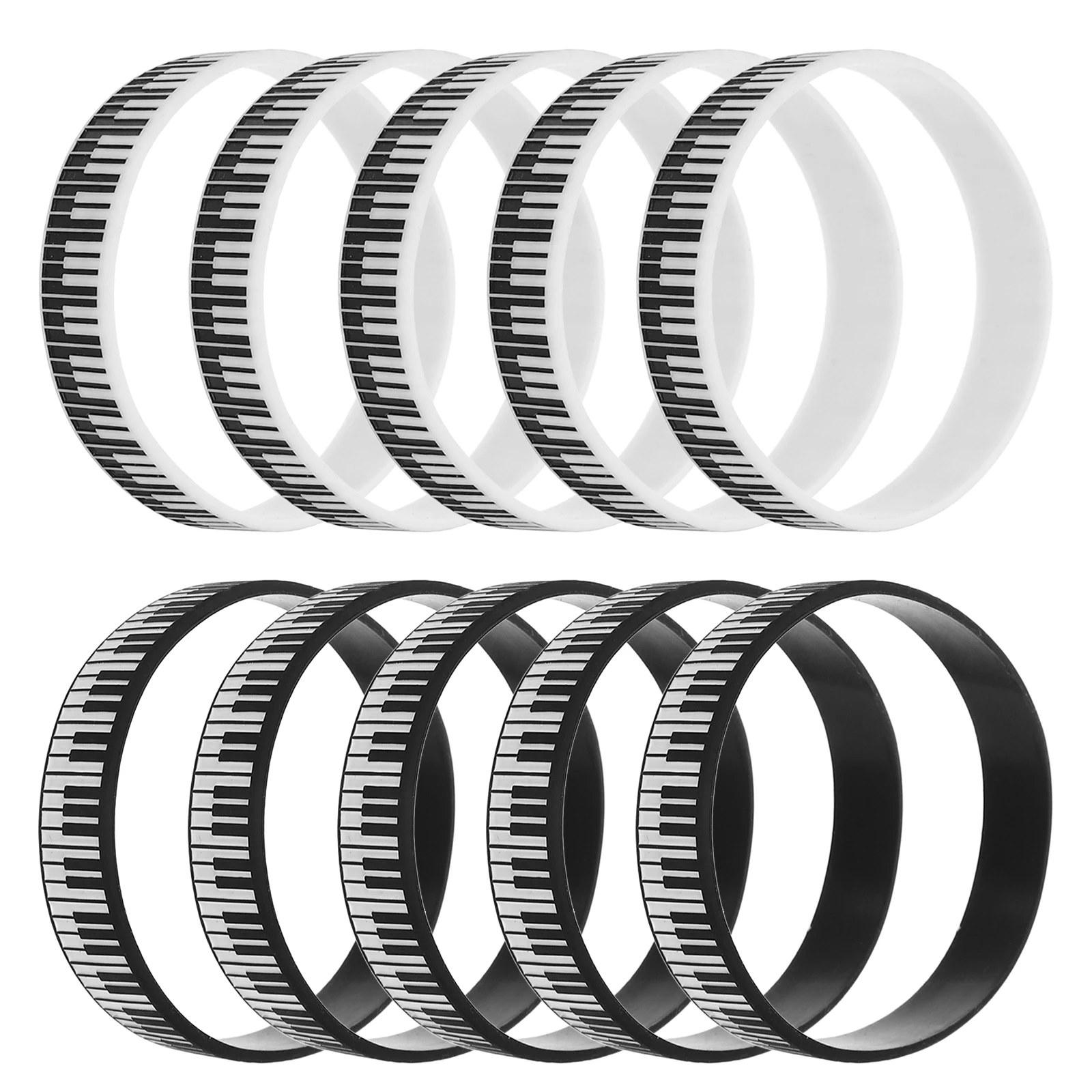 12 Pcs Piano Key Bracelet Silicone Music Party Favors Musical Note Wristband Comfortable Stretchy Band Gifts Accessories
12 Pcs Piano Key Bracelet Silicone Music Party Favors Musical Note Wristband Comfortable Stretchy Band Gifts Accessories