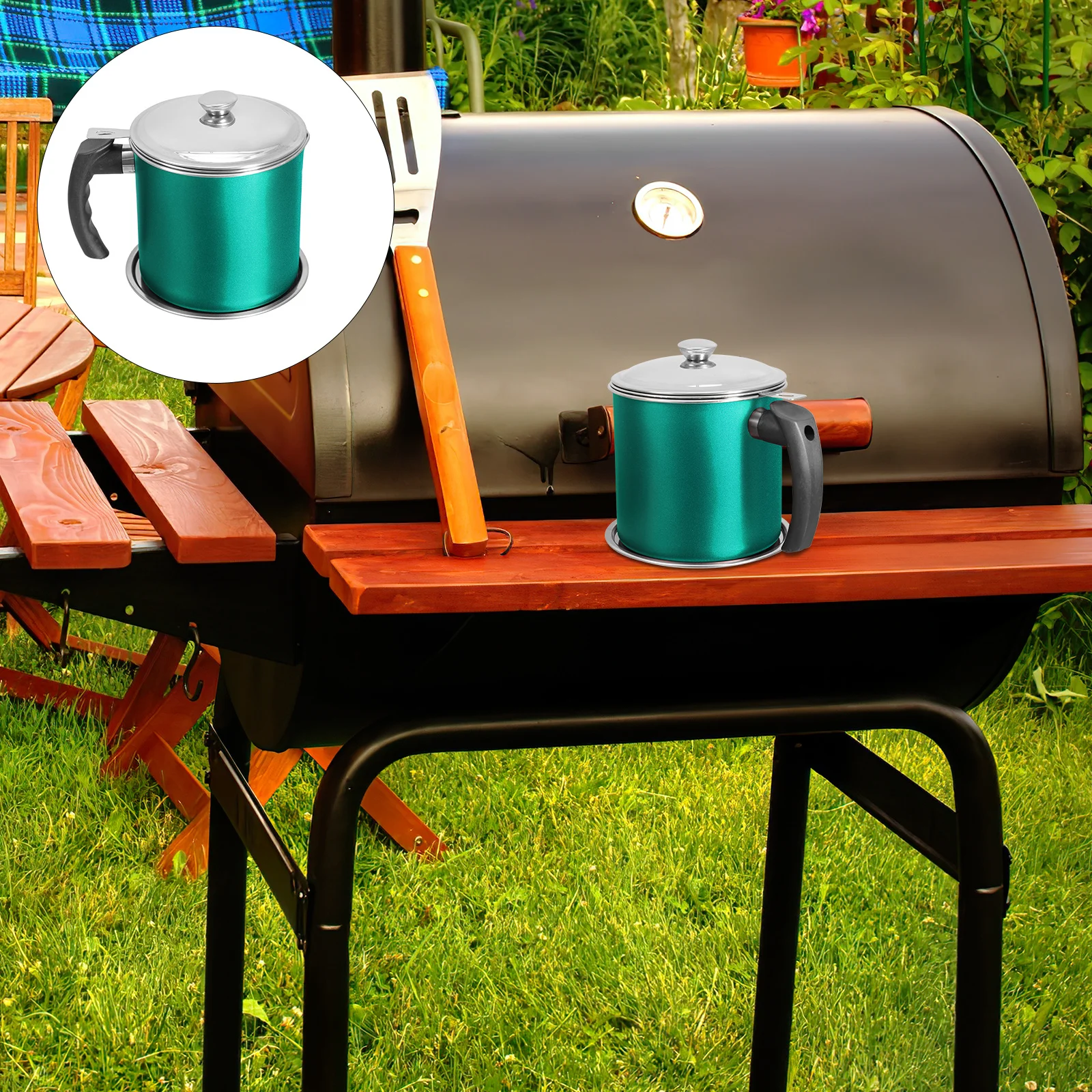 Stainless Steel Filter Oil Jug with Strainer Grease Container for Home Restaurant Hotel Use Oil Strainer Fat Separator Tool
Stainless Steel Filter Oil Jug with Strainer Grease Container for Home Restaurant Hotel Use Oil Strainer Fat Separator Tool