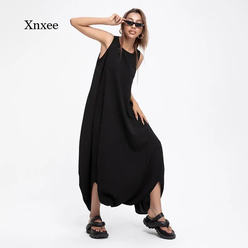 Summer Loose Women Black Big Size Long Jumpsuit New High Waist Pocket Stitch Pants Fashion Tide 2022 Spring New
Summer Loose Women Black Big Size Long Jumpsuit New High Waist Pocket Stitch Pants Fashion Tide 2022 Spring New