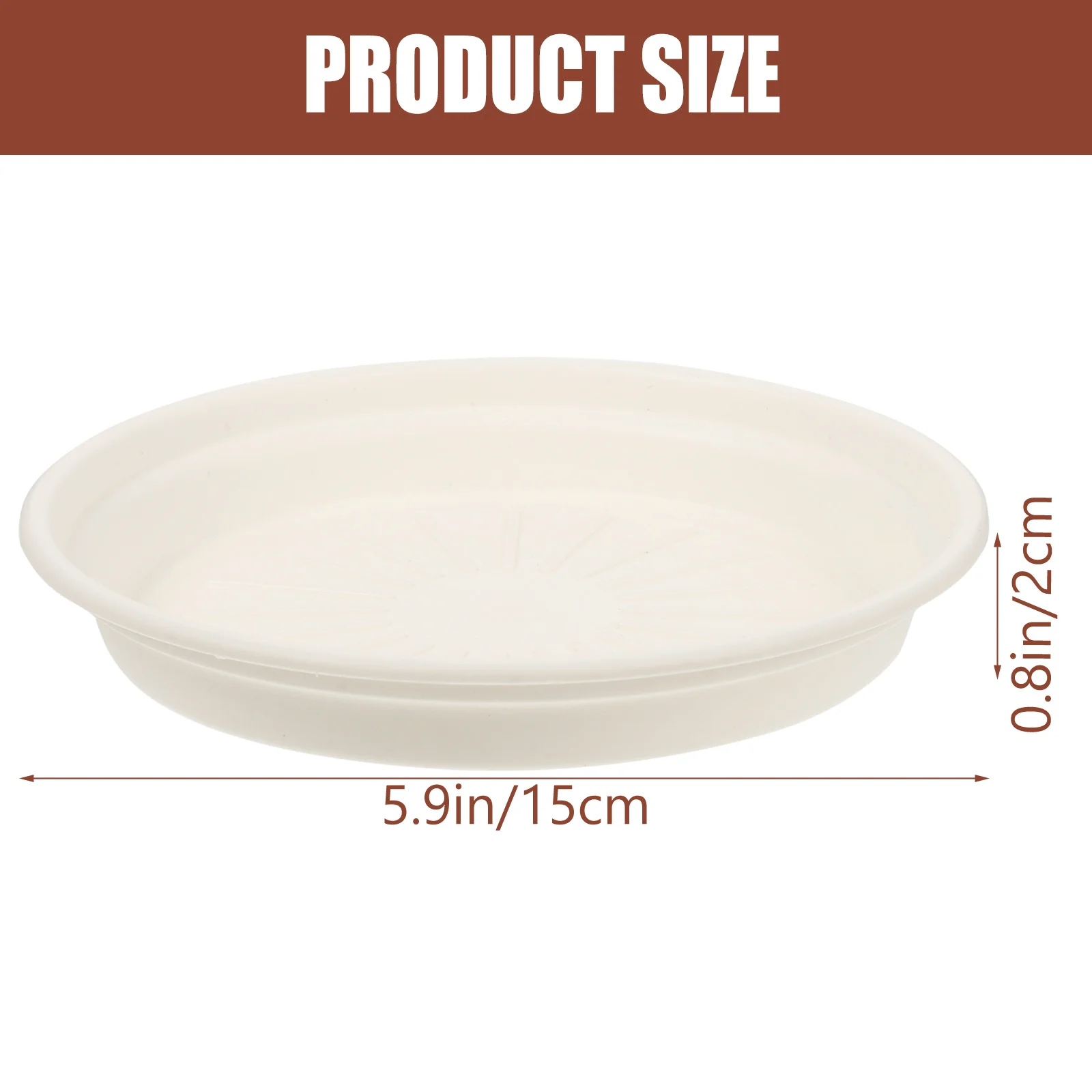 10 Pcs Round Flower Pot Trays Durable Plastic Plant Saucer Drip Tray for Pots Heavy Duty Gardening Home Decoration Gifts
10 Pcs Round Flower Pot Trays Durable Plastic Plant Saucer Drip Tray for Pots Heavy Duty Gardening Home Decoration Gifts