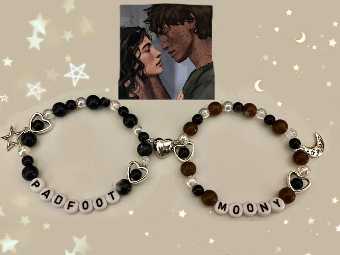 Beaded bracelets inspired by Padfoot and Muni, couple bracelets, y2k jewelry, stylish aesthetics, Halloween exclusive, unique
Beaded bracelets inspired by Padfoot and Muni, couple bracelets, y2k jewelry, stylish aesthetics, Halloween exclusive, unique