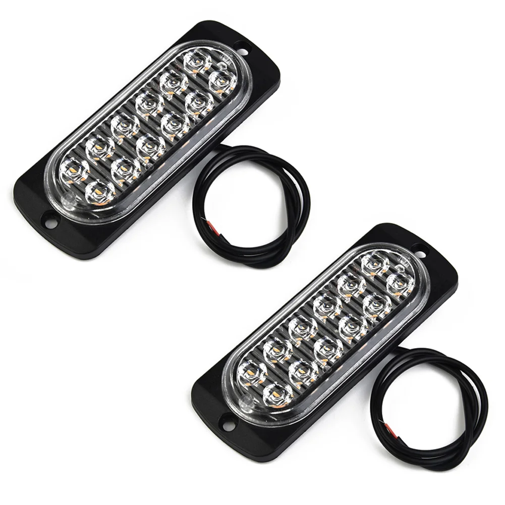2pcs Amber 12LED 36W Constantly Bright Light Bar Car Truck Signal Warning Lamps Black Shell+Transparent Lens Car Lights 12-24V
2pcs Amber 12LED 36W Constantly Bright Light Bar Car Truck Signal Warning Lamps Black Shell+Transparent Lens Car Lights 12-24V
