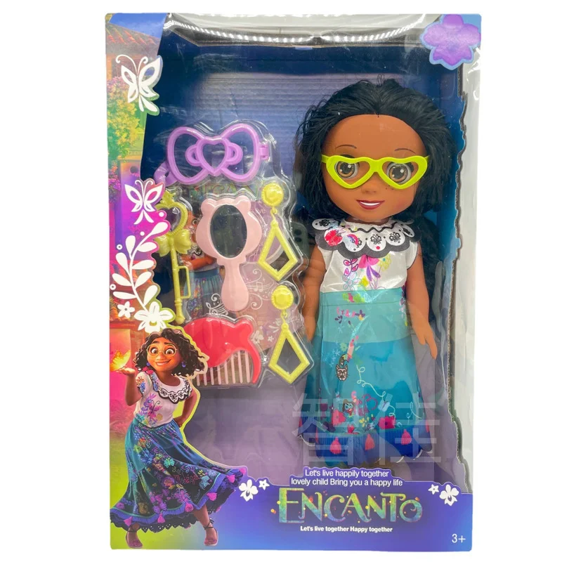 Disney Encanto Doll Mirabel Abuela Alma Figure with Music 3D Glass Eyes Anime Doll for Baby Girls Kids Birthday Gift
Disney Encanto Doll Mirabel Abuela Alma Figure with Music 3D Glass Eyes Anime Doll for Baby Girls Kids Birthday Gift